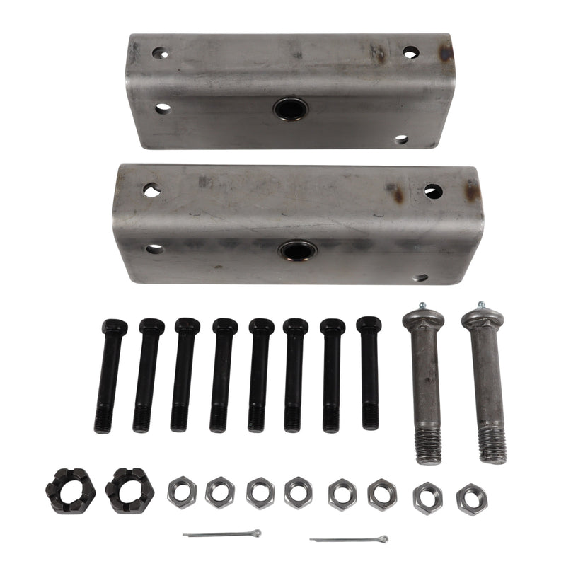 Trailer Suspension Rebuilt Kit Slipper Spring 12 Inch Equalizer Bushings Bolts P