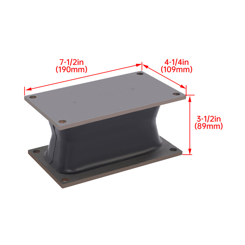Rubber Isolator Shock Mount for Stanley Bobcat Hydraulic Compactor 4PC