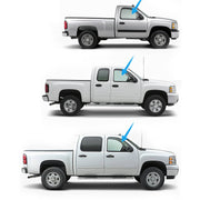 DURAFORCE Right Door Tempered Glass Light Green for Chevrolet Silverado Sierra Classic 99-