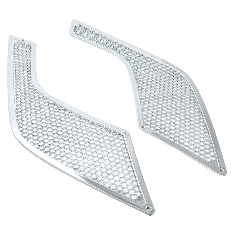 Chrome Side Grille Driver Passenger Air Intake Vent for Volvo VNL 04-17 Pair