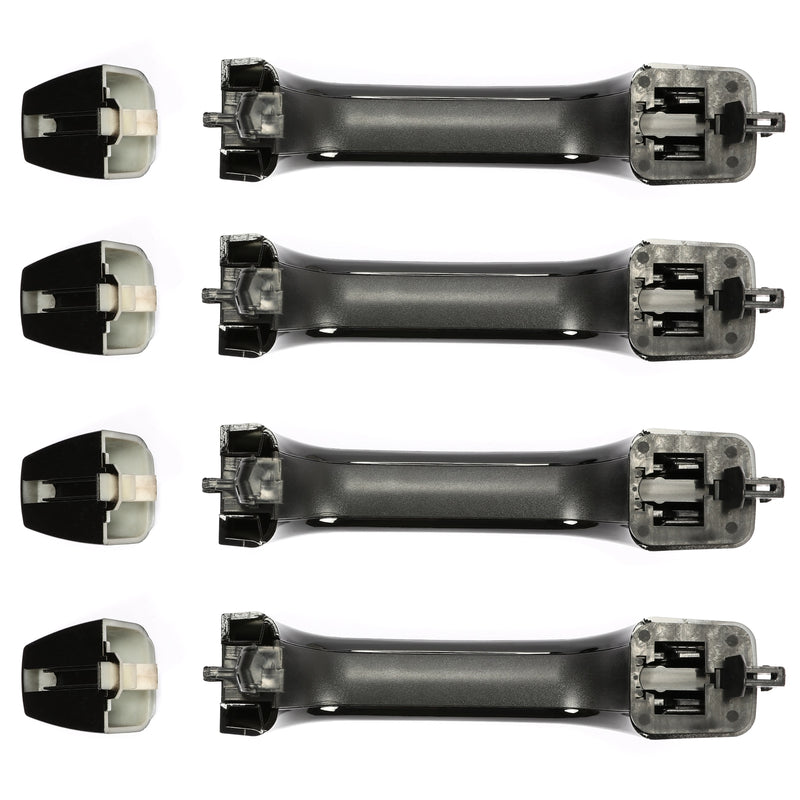 25832250 Gloss Black Exterior Door Handles for Hummer H3 2006-2010 4 Pieces