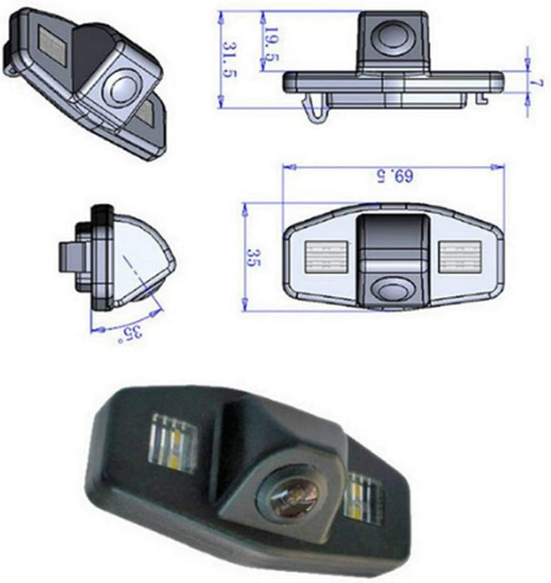 Car Rear View Reversing Backup Camera for Honda Accord Pilot Civic Odyssey Acura