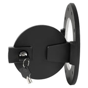 DURAFORCE Locking Fuel Door Gas Tank Cap Cover Aluminum Black For Hummer H2 2003-2009