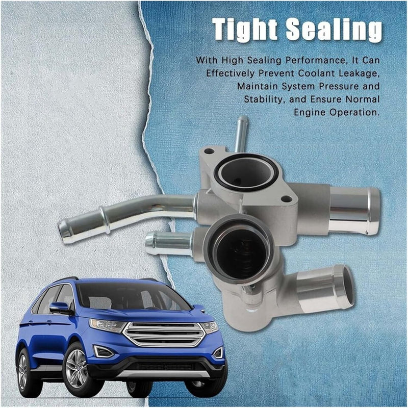 Thermostat Housing Assembly for 2011-2019 Ford Explorer Flex Edge Taurus 3.5L NA
