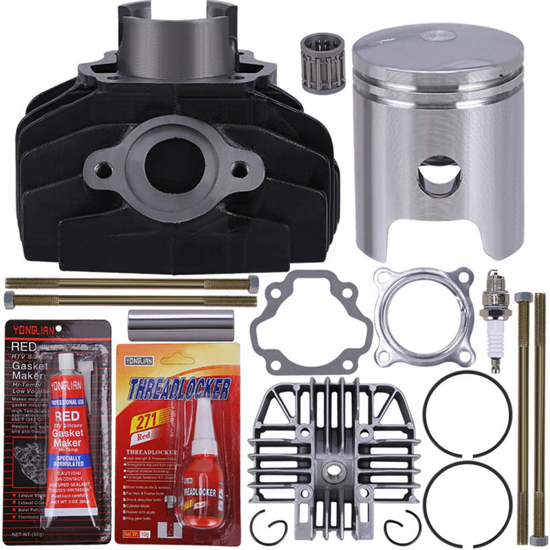Cylinder Piston Head Gasket Top End Gaskets Kit for Yamaha PW80 PW 80 1983-2006