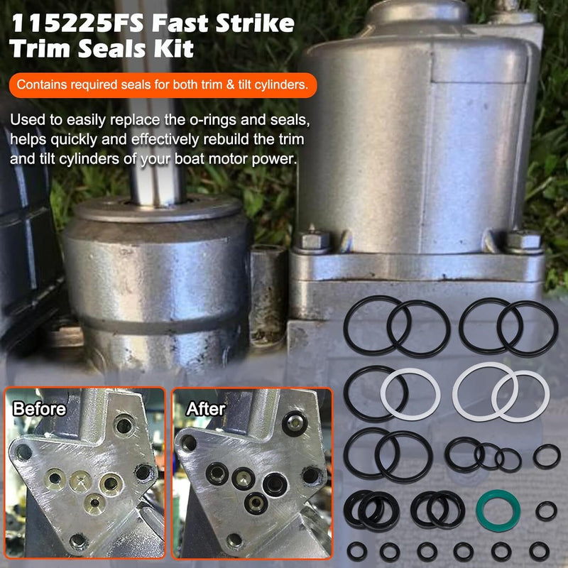 115225FS MT0006 Trim Tilt Seal Kit Outboard Pin Wrench for Yamaha