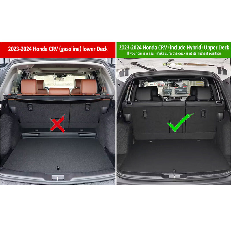 Floor Mats & Cargo Liner TPE Custom Fit for Honda CR-V 2023-2025 Hybrid