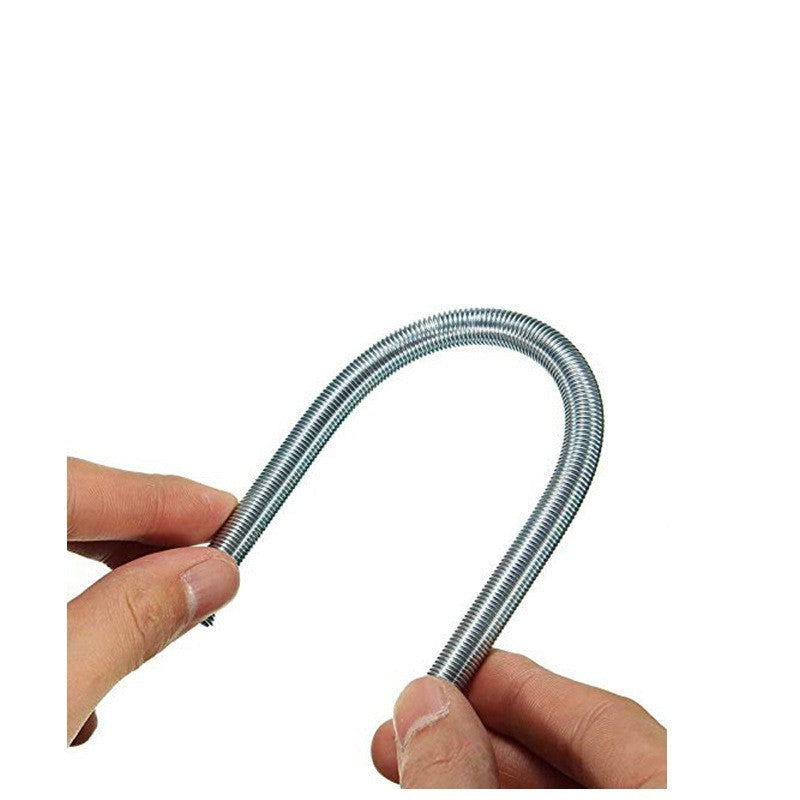5pcs 21cm Spring Bending Tube Pipe Bender 1/4 5/16 3/8 1/2 5/8 Silver Set