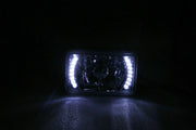 DURAFORCE 4pcs 4x6" LED Halo Headlights DRL Beam For Chevy C10 Pickup truck 1980-1986