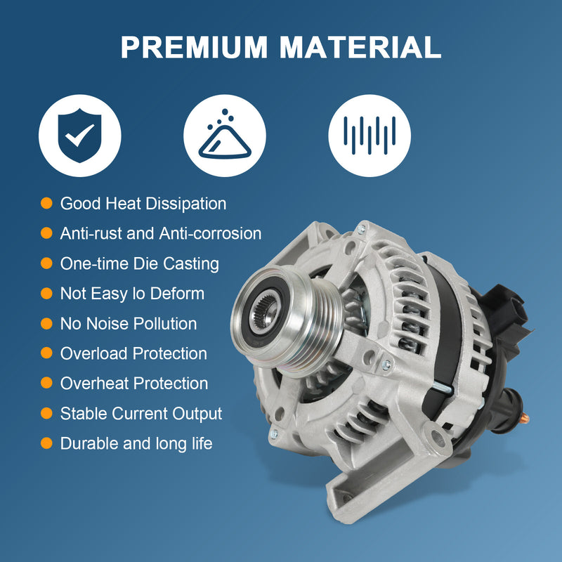 11682 Alternator for Chevrolet Malibu 2013-2015 2.5L 2016-2019 2.0L 104210-1962