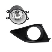 DURAFORCE Front Bumper Lower Black Grille+Fog Lights Chrome For 2009 2010 Toyota Corolla