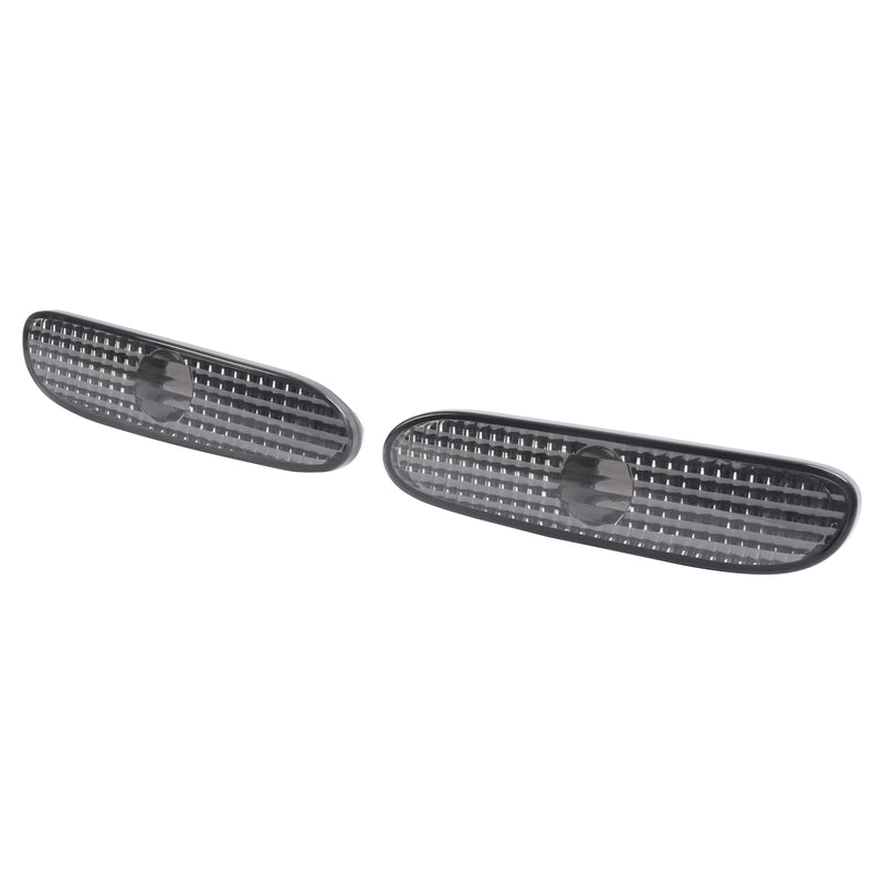 Front Smoke Bumper Side Marker Lights Lamp for Dodge Neon 2000-2005 LH & RH Pair