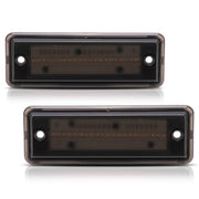 DURAFORCE Smoke LED Rear Side Marker Lights Lamps for El Camino Caballero 1978-1987 2X