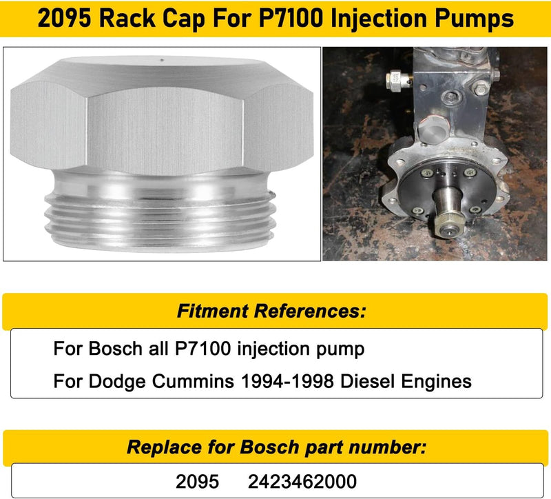 2095 Rack Cap & Boost Elbow Controller for Dodge Cummins P7100 Injection Pumps