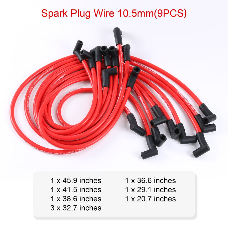 JDMSPEED High Performance Plug Wires SBC BBC HEI 2350 383 454 10.5MM
