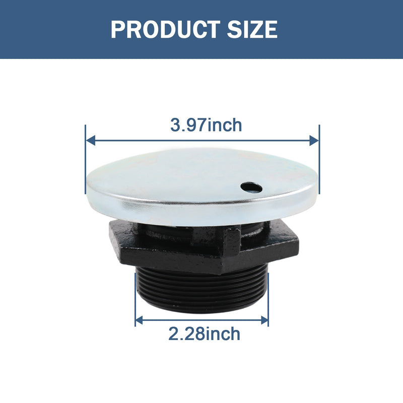 Vented Gas Cap Fuel Transfer Tank Threaded Neck Replacement for Car Truck
