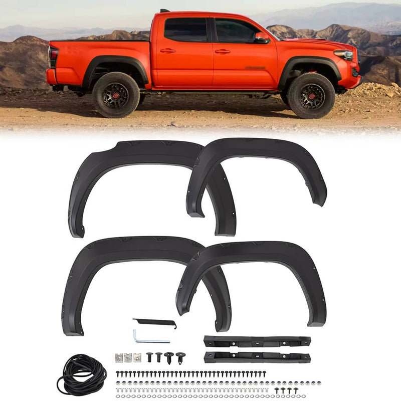 3.5L V6 2.7L l4 Front Rear Wheel Fender Flare Trim for Toyota Tacoma 2016-2023