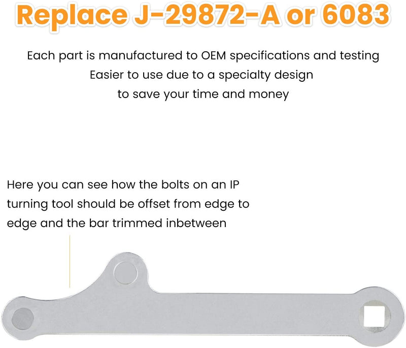 J-29872-A 6.5L Diesel Injection Pump Adjustment Wrench for GM C/K G/P J-29872