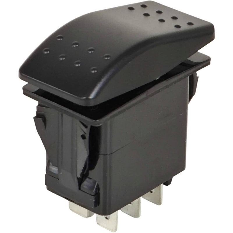 DURAFORCE VLD1S00B-AZC00-000 Momentary Rocker Switch 20A 12VDC Sealed Non-Illuminated DPDT
