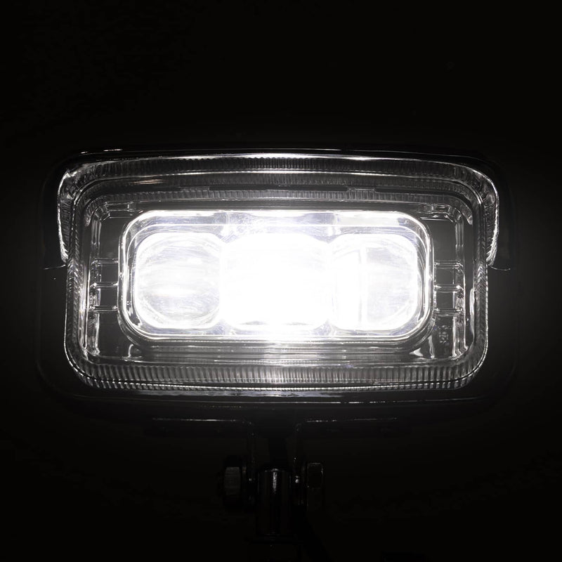 Chrome Front Headlight Hi/Lo Beam for Chopper Cafe Racer Bobber Custom