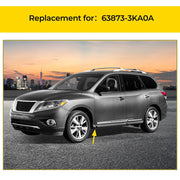 DURAFORCE 63873-3KA0A Fender Molding Left Black for Nissan Pathfinder 2013-2020