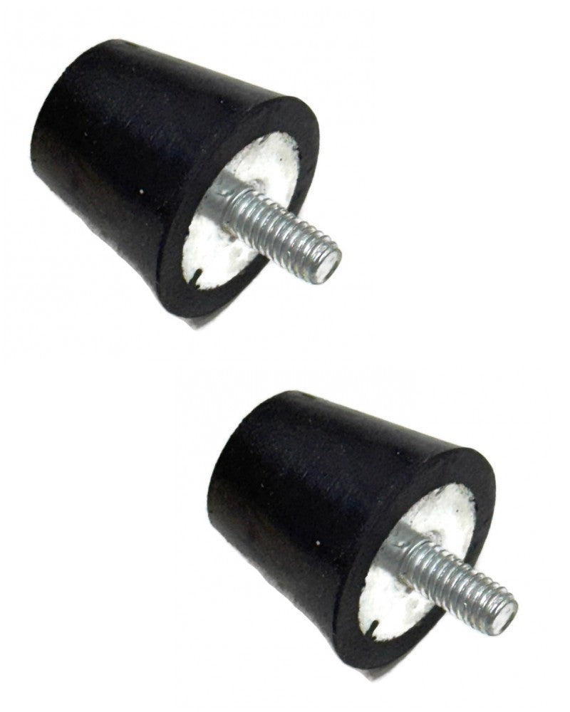 Rubber Bumpers Snubbers Stops Foot 3/4 Inch Stud 5/16 18 Coarse Thread 2 Pack