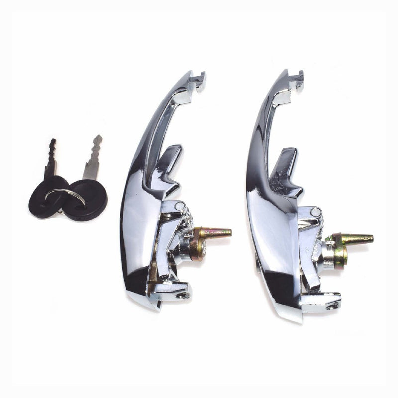 Outer Door Handles With Matched Keys Fits VW Type1 Bug 113898205M 1968-79 Pair