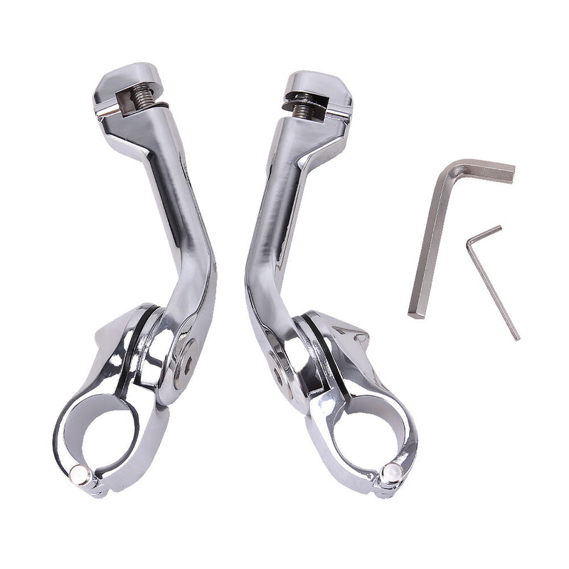 1.25" 1-1/4" Highway Long Foot Pegs 32mm for Harley Touring Road Street Glide