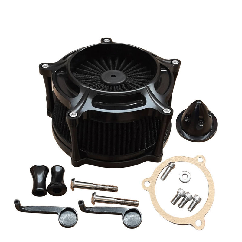 Black Air Cleaner Intake Filter for Harley Touring Road King Street Glide