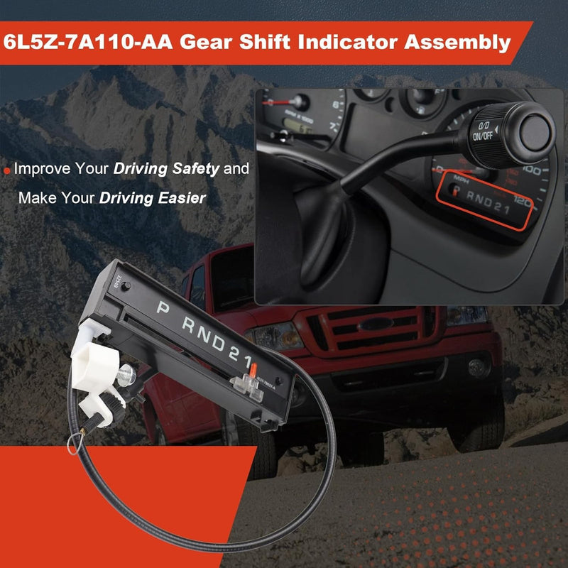 Gear Shift Indicator Selector Cable Clip NL5Z-7A110-A for 2004-2011 Ford Ranger