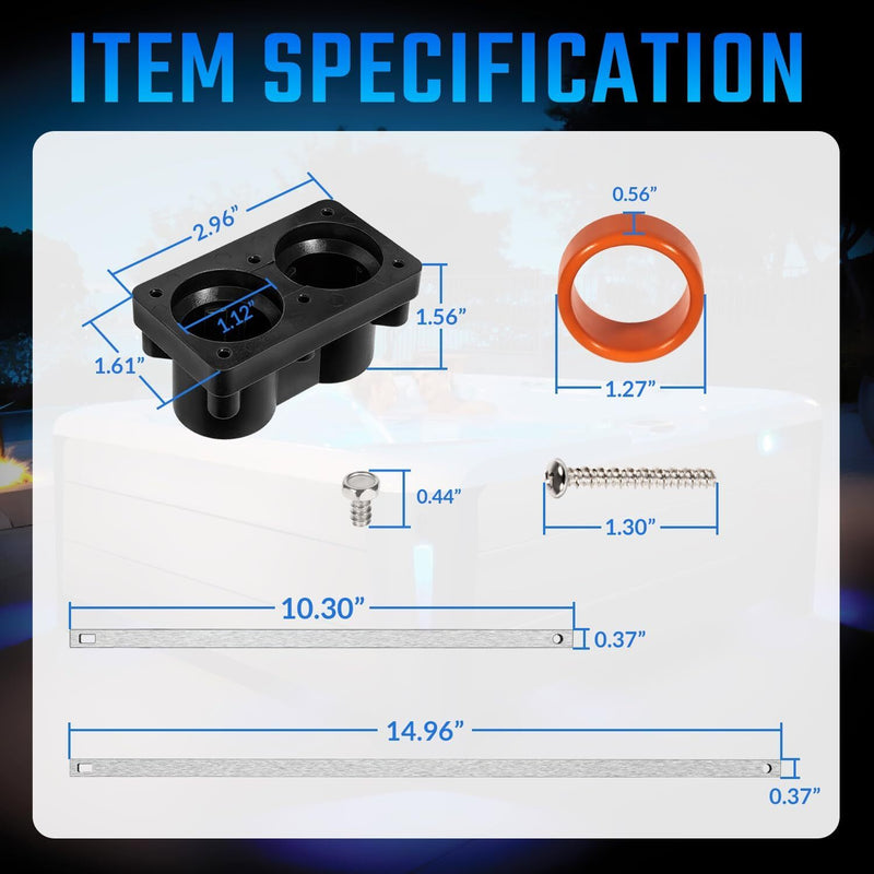 78077 Hot Tub Heater End Cap Kit for Hot Spring Limelight Tiger River