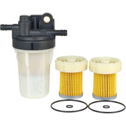 DURAFORCE 6A320-58862 Fuel Filter Assy for Kubota B3030HSDCC 6A320-59930 2 Filters