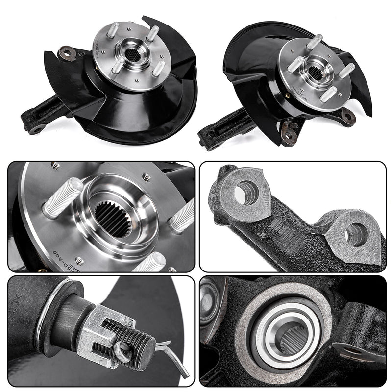 Front Wheel Hub Bearing Steering Knuckle for Honda Civic L4 1.7L CNG Petrol