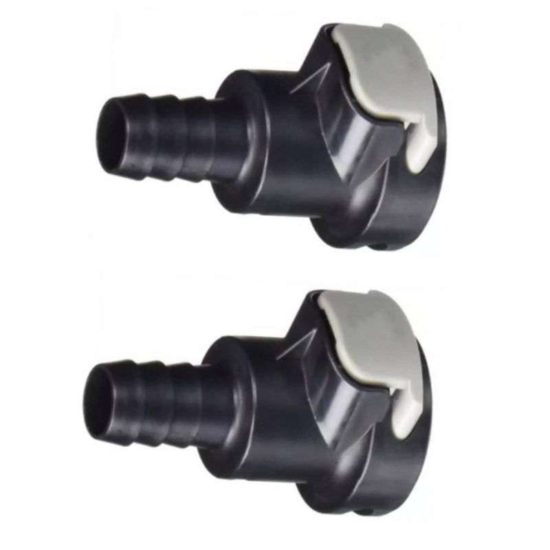 DURAFORCE 8838HF6 Universal Sprayless Marine Fuel Connector Female for 1/4 NPT 2pcs