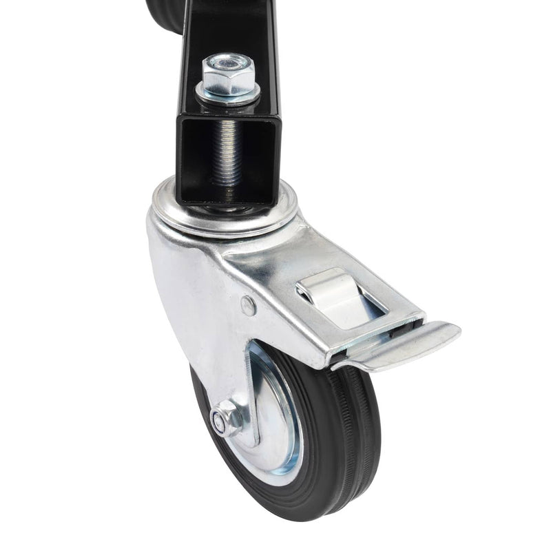 DURAFORCE Adjustable Chassis Stand for Sprint Midget Car 16-20in Locking Casters 2 Pieces