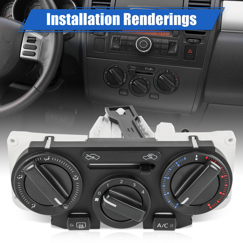 27510-ED50A A/C Control Panel Switch Button for 2004-2011 Nissan Versa Tiida