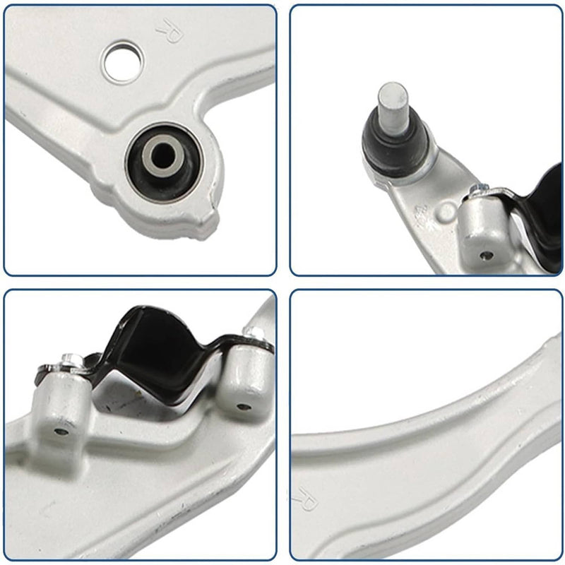 12Pcs Front Lower Control Arm Tie Rod Sway Bar Kit for Nissan Maxima 09-14