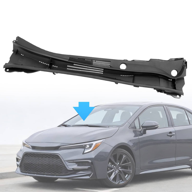 DURAFORCE Front Windshield Wiper Cowl Grille Panel for Toyota Corolla 2019-2022