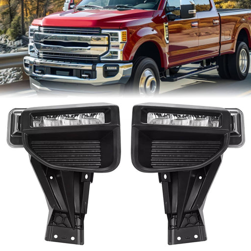 DURAFORCE LED Bumper Fog Lights Driving Lamps Set for Ford F250 F350 Super Duty 2020-2022