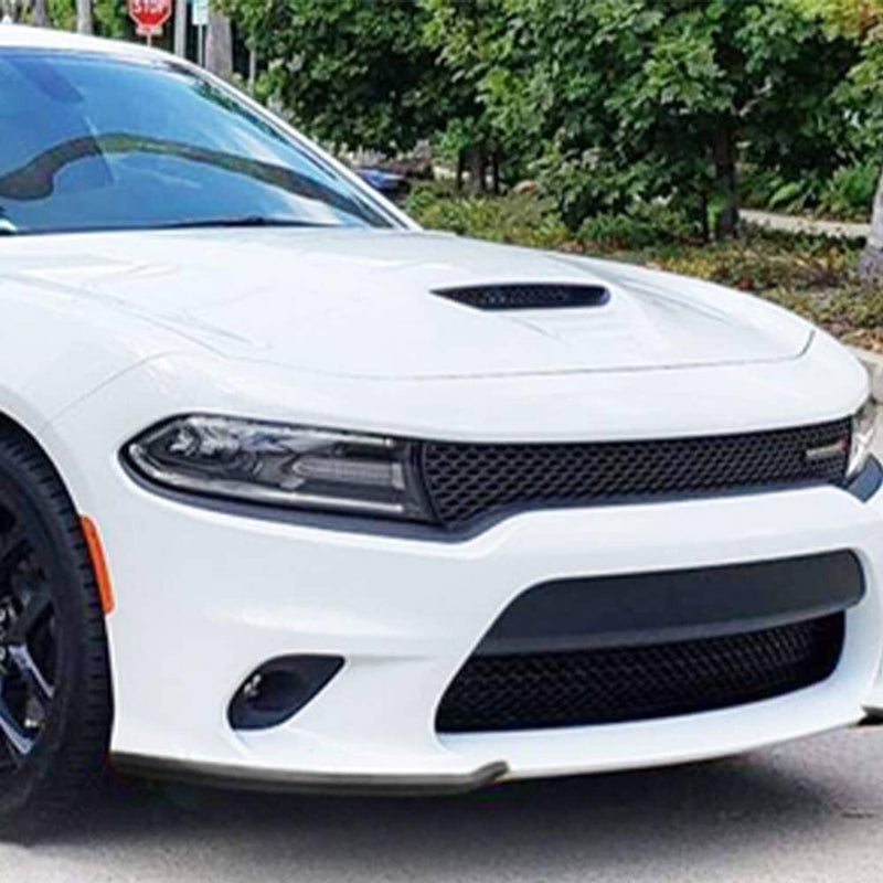Front Bumper Lip Splitter Trim Cover for Dodge Charger SRT Scat 2015-2021 Black