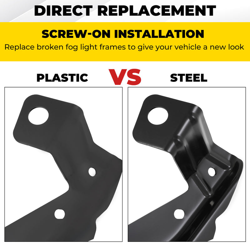Fog Light Lamp Bracket Steel for Dodge Ram 1500 2500 3500 Truck Pickup Pair