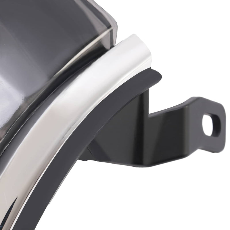 DURAFORCE Smoke Lens Chrome Trim Corner Lights Lamps for Toyota Tacoma 2001-2004 Pair