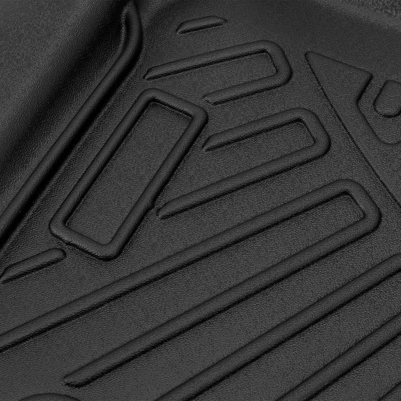 All-Weather Floor Mats Liners for Toyota Tundra CrewMax Cab 2022-2024 Waterproof