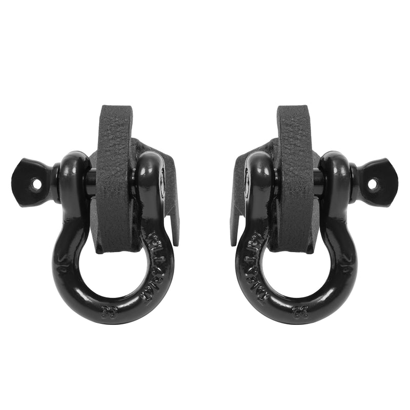 Front Tow Hook Shackle Mount Kit Hardware for Ford F150 F-150 2009-2023 2 Pieces