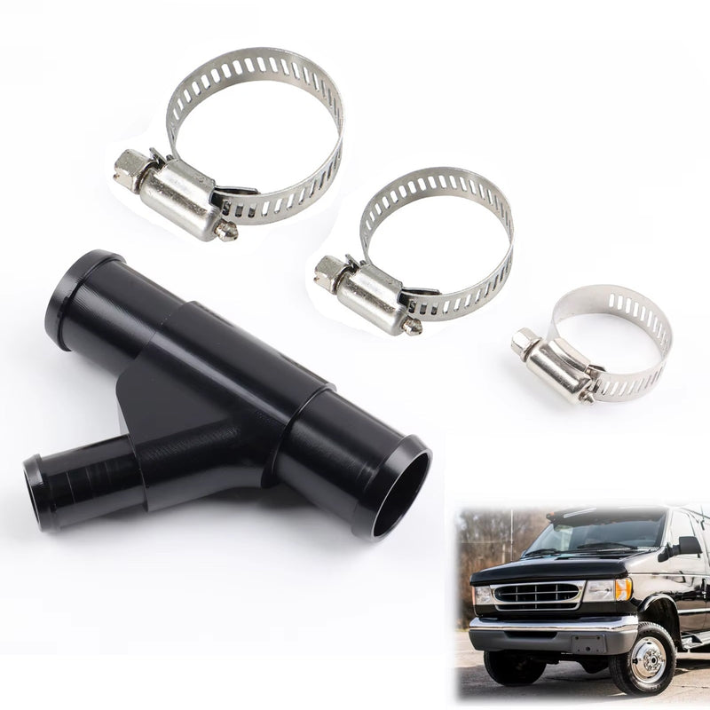 Weldless Radiator Coolant Y Pipe with Clamps for Ford F250 F550 Super Duty 6.0L
