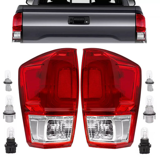 DURAFORCE Tail Lights Brake Lamp Turn Signal for Toyota Tacoma TRD 2016-2023 Bulb Pair