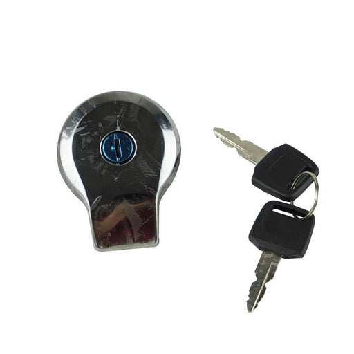 DURAFORCE Fuel Gas Tank Cap Cover Keys for Yamaha SR125 SR185 Virago XV125 1997-2000