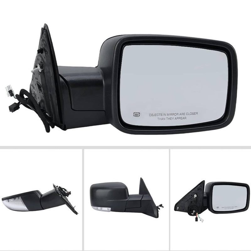 Right Passenger Fold Heated LED Signal Mirror for Ram 1500 Power