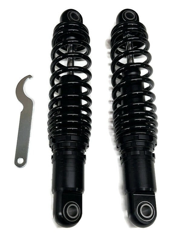 DURAFORCE Rear Suspension Shocks 13 Inch Black for Harley Davidson Road Glide 3 1998 2023
