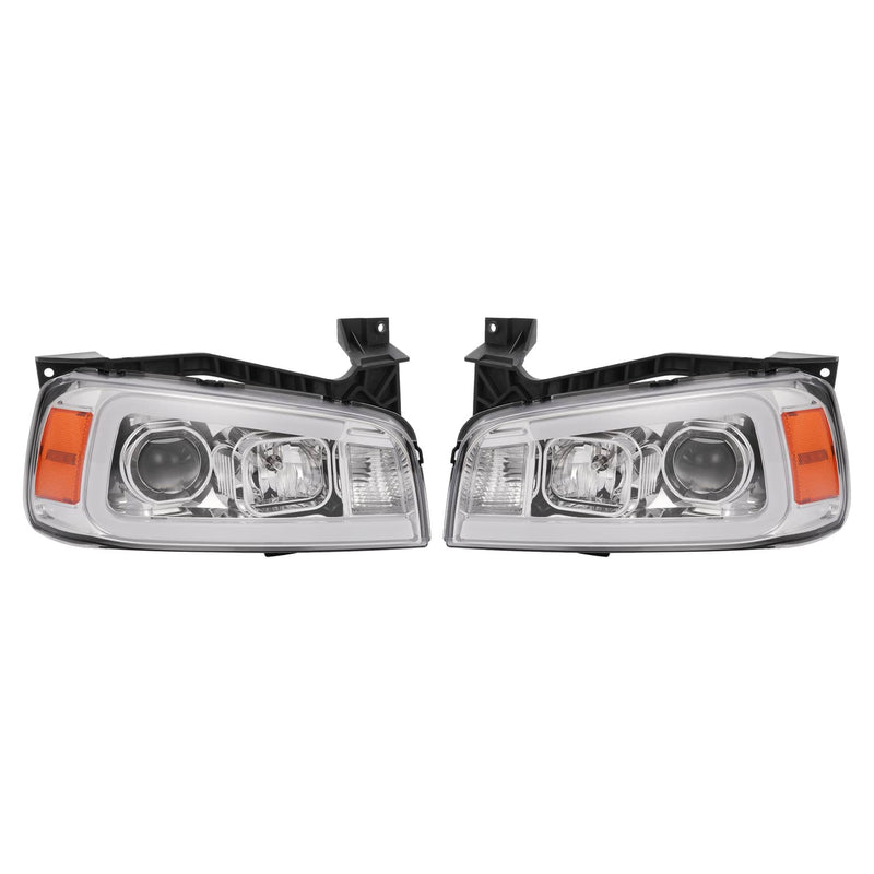 DURAFORCE LED DRL Projector Headlights for Dodge Charger 2006-2010 Left Right
